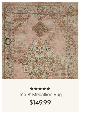 5' x 8' Medallion Rug