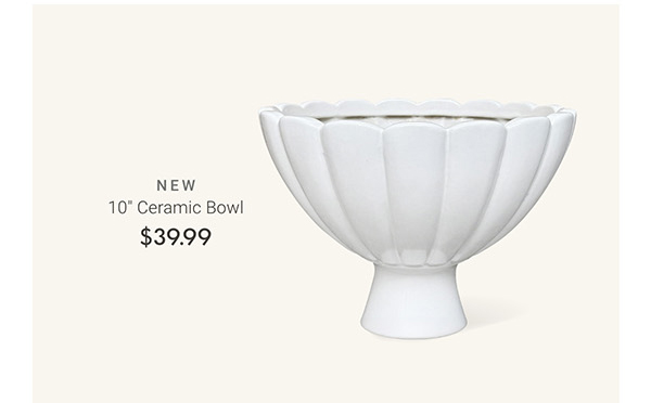 10" Ceramic Bowl