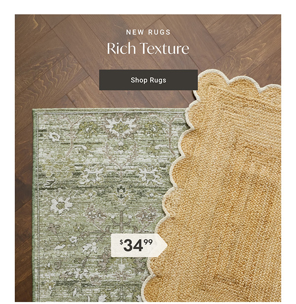 Rich Texture | Shop Rugs >