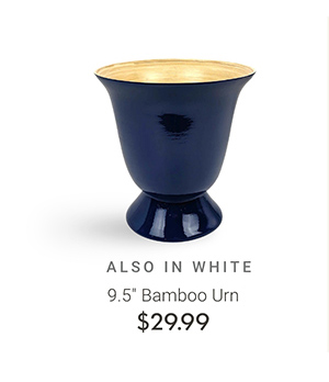 9.5" Bamboo Urn
