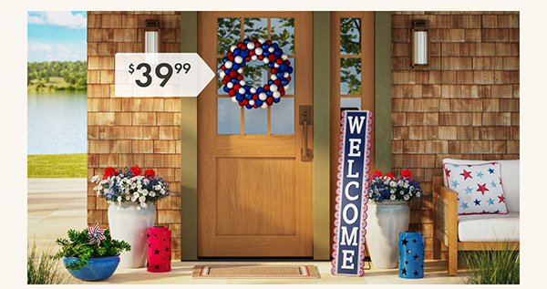 Patriotic Wreath Lifestyle