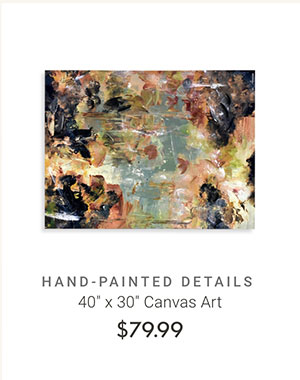 40" x 30" Canvas Art