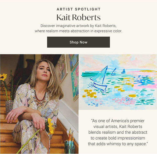 Artist Spotlight: Kait Roberts | Shop Now >