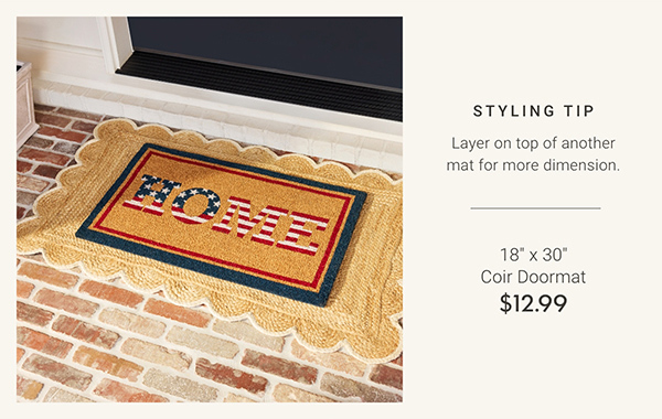 18" x 30" Coir Doormat