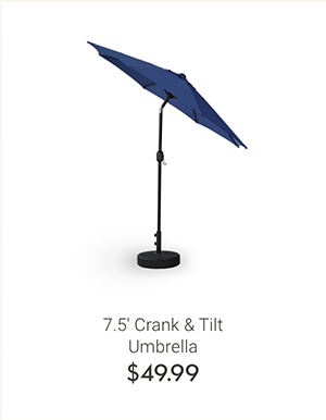 7.5' Crank & Tilt Umbrella