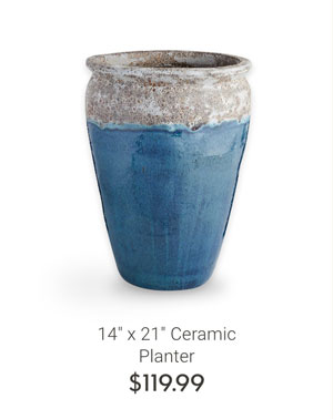 14" x 21" Ceramic Planter