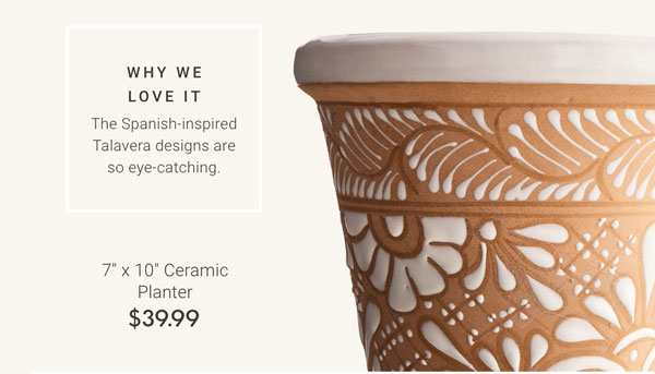 7" x 10" Ceramic Planter