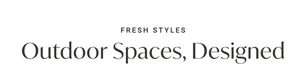 Outdoor Spaces, Designed