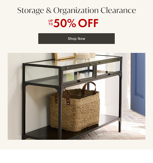 Storage & Organization Clearance - Up to 50% OFF - Shop Now