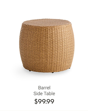 Barrel Side Table