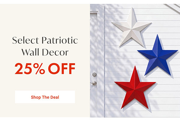 Select Patriotic Wall Decor - 25% OFF - Shop The Deal