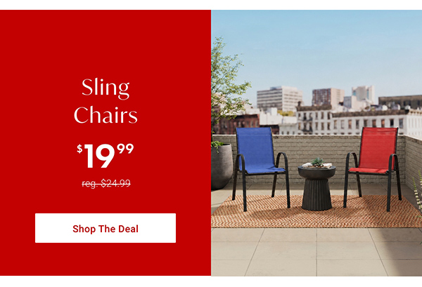 Sling Chairs - NOW $19.99 - Shop The Deal