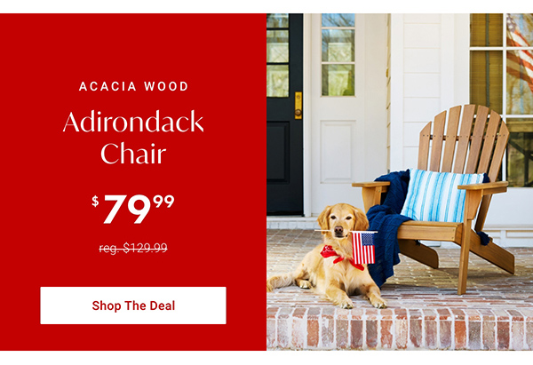 Adirondack Chair - Shop The Deal