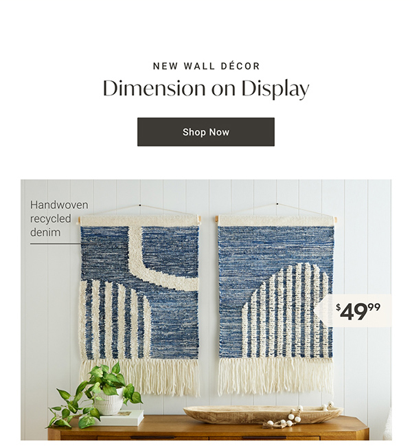 New Wall Decor: Dimension on Display - Shop Now
