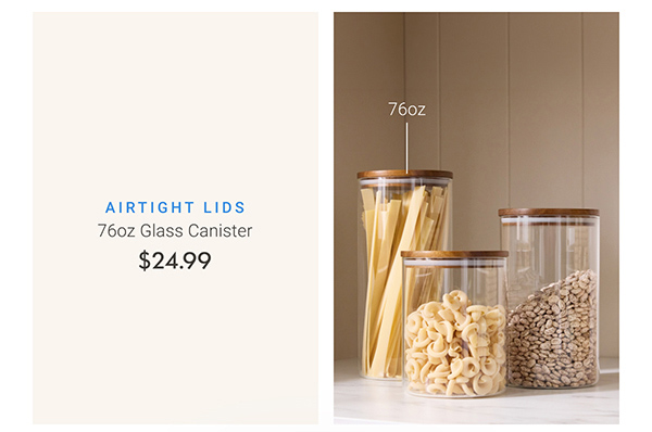 76oz Glass Canister