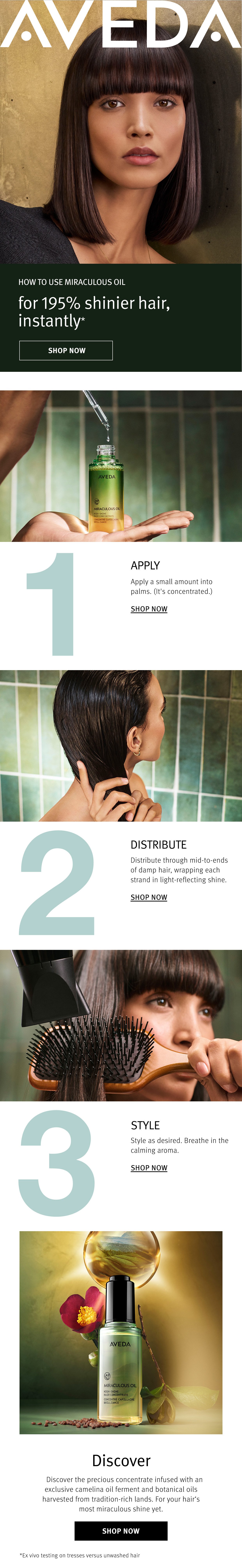 HOW TO USE MIRACULOUS OIL for 195% shinier hair, instantly