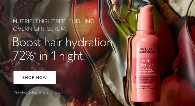 NUTRIPLENISH REPLENISHING OVERNIGHT SERUM Boost hair hydration 72% in 1 night.