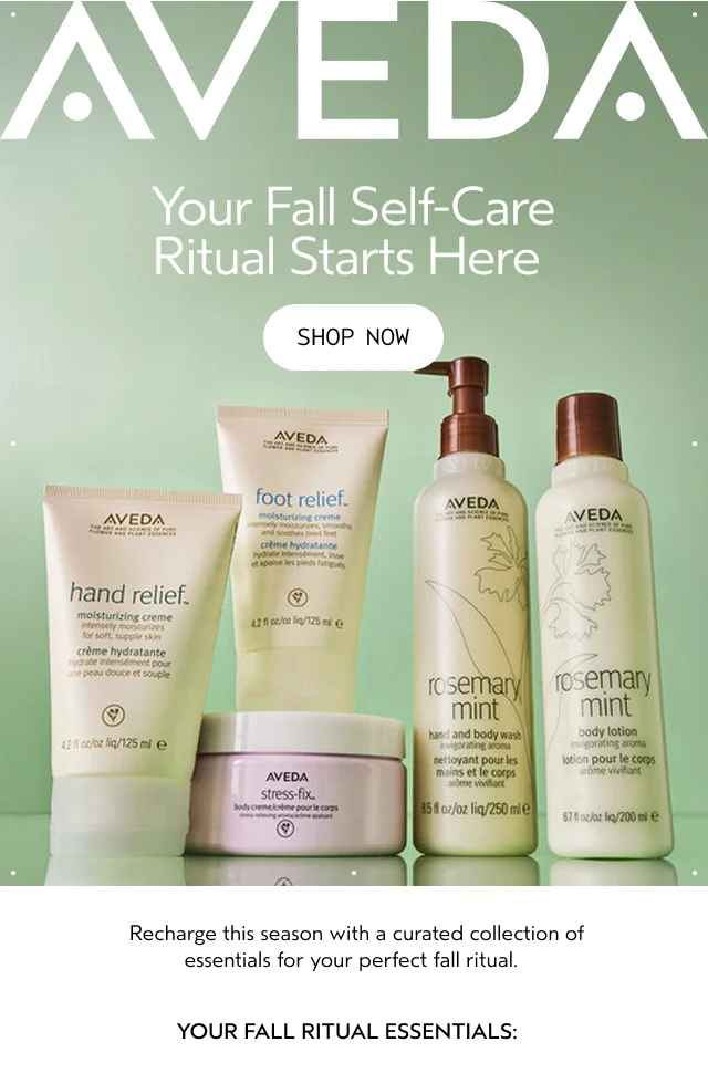 Your Fall Self-Care Ritual Starts Here Recharge this season with a curated collection of essentials for your perfect fall ritual.