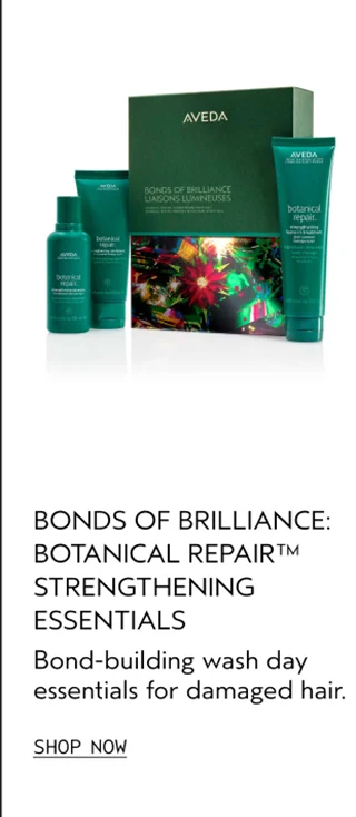 BONDS OF BRILLIANCE: BOTANICAL REPAIR STRENGTHENING ESSENTIALS Bond-building wash day essentials for damaged hair.