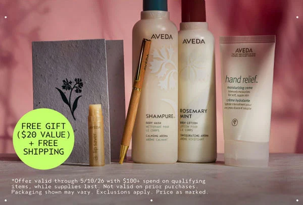 FREE GIFT ($20 VALUE + FREE SHIPPING) | *Offer valid through 5/10/26 with $100+ spend on qualifying items, while supplies last. Not valid on prior purchases. Packing Shown may vary. Exclusions apply. Price as marked.