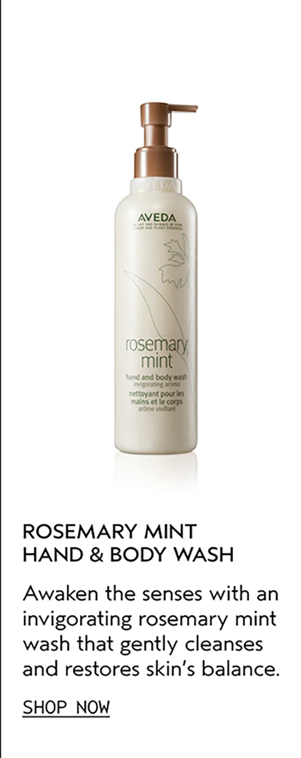 ROSEMARY MINT HAND & BODY WASH | Awaken the senses with an invigorating rosemary mint wash that gently cleanses and restores&nbsp;skin’s&nbsp;balance. | SHOP NOW
