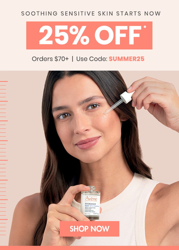 Soothing Sensitive Skin Starts Now. 25% Off $70. Use code SUMMER25