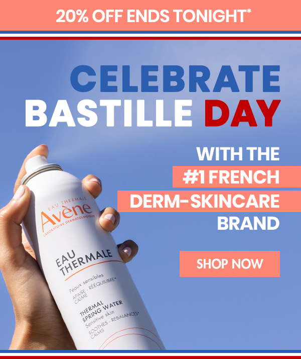 Bastille Day Exclusive. 20% Off Sitewide. Use code BASTILLE