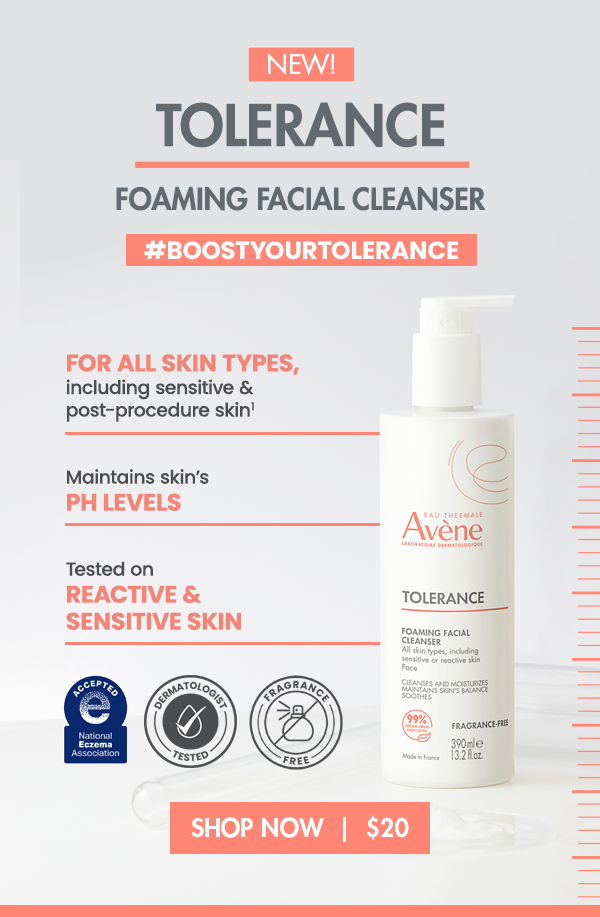 NEW TOLERANCE FOAMING FACIAL CLEANSER