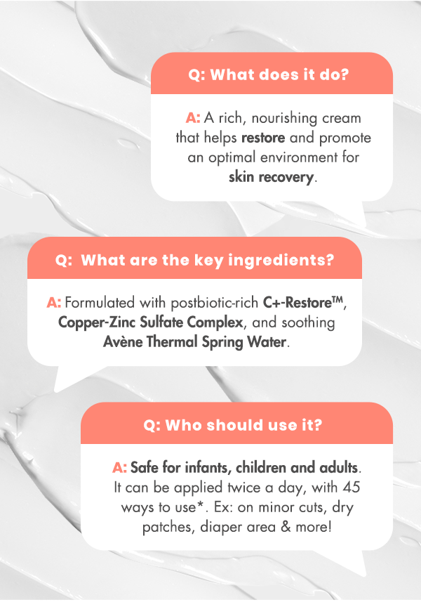 Cicalfate+ Restorative Protective Cream | Your Questions, Answered.