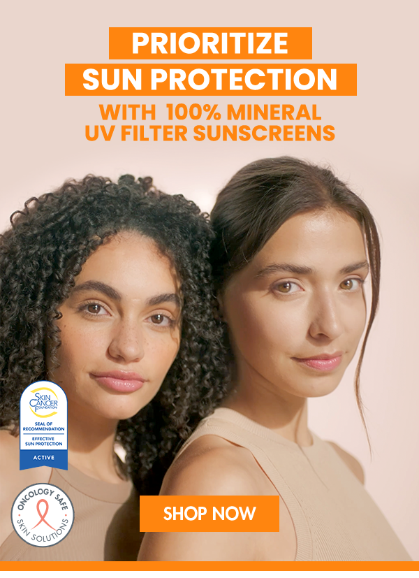 Prioritize Sun Protection with 100% Mineral UV Filter Sunscreens