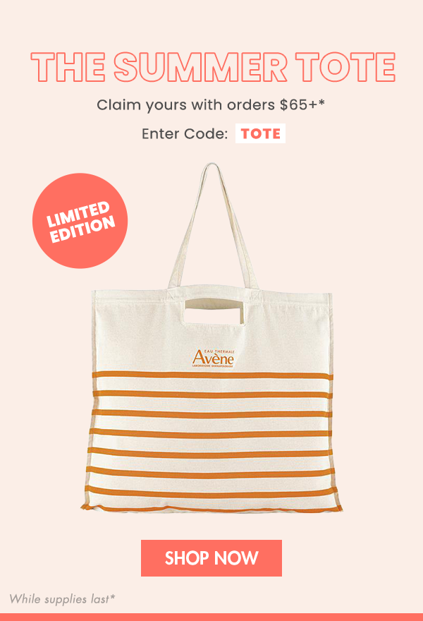 Free Tote on orders $65+* use code TOTE