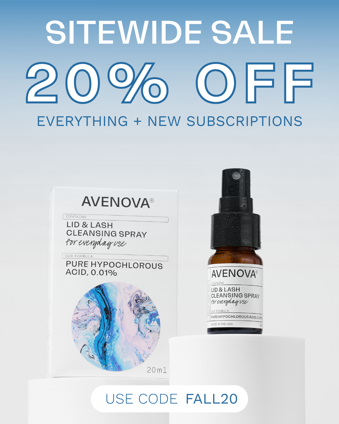 20% OFF SITEWIDE