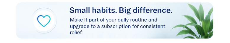 Small habits. Big difference.