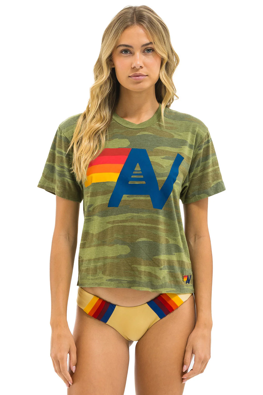 Image of LOGO BOYFRIEND TEE - CAMO