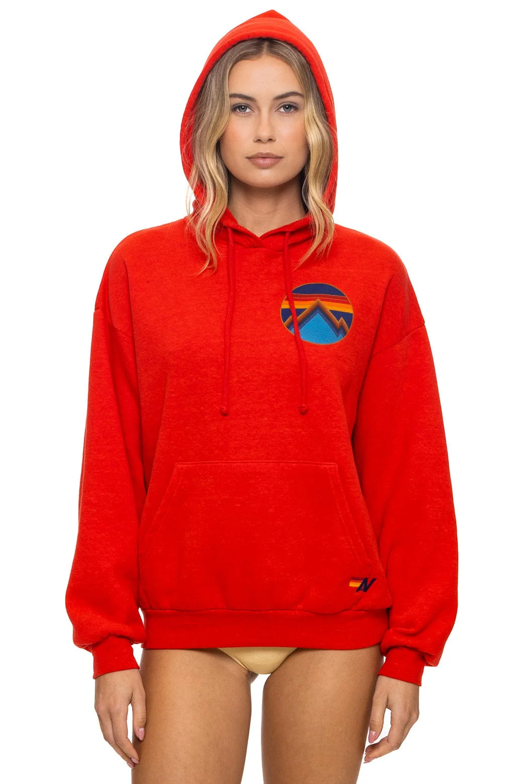 Image of ALL SEASONS RELAXED PULLOVER HOODIE - RED