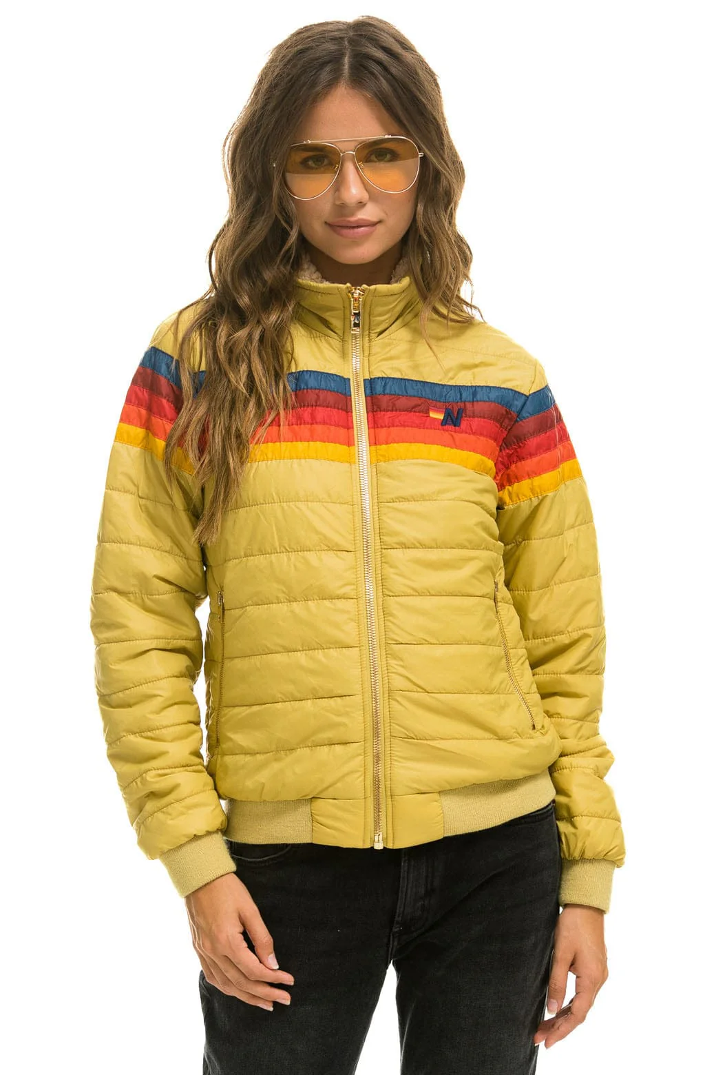 Image of 5 STRIPE JACKET -  KHAKI