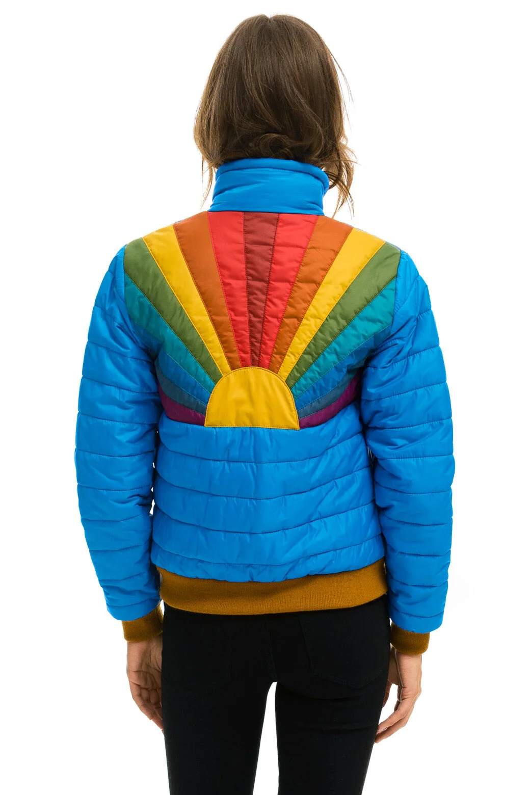 Image of SUNBURST JACKET - BLUE CINA
