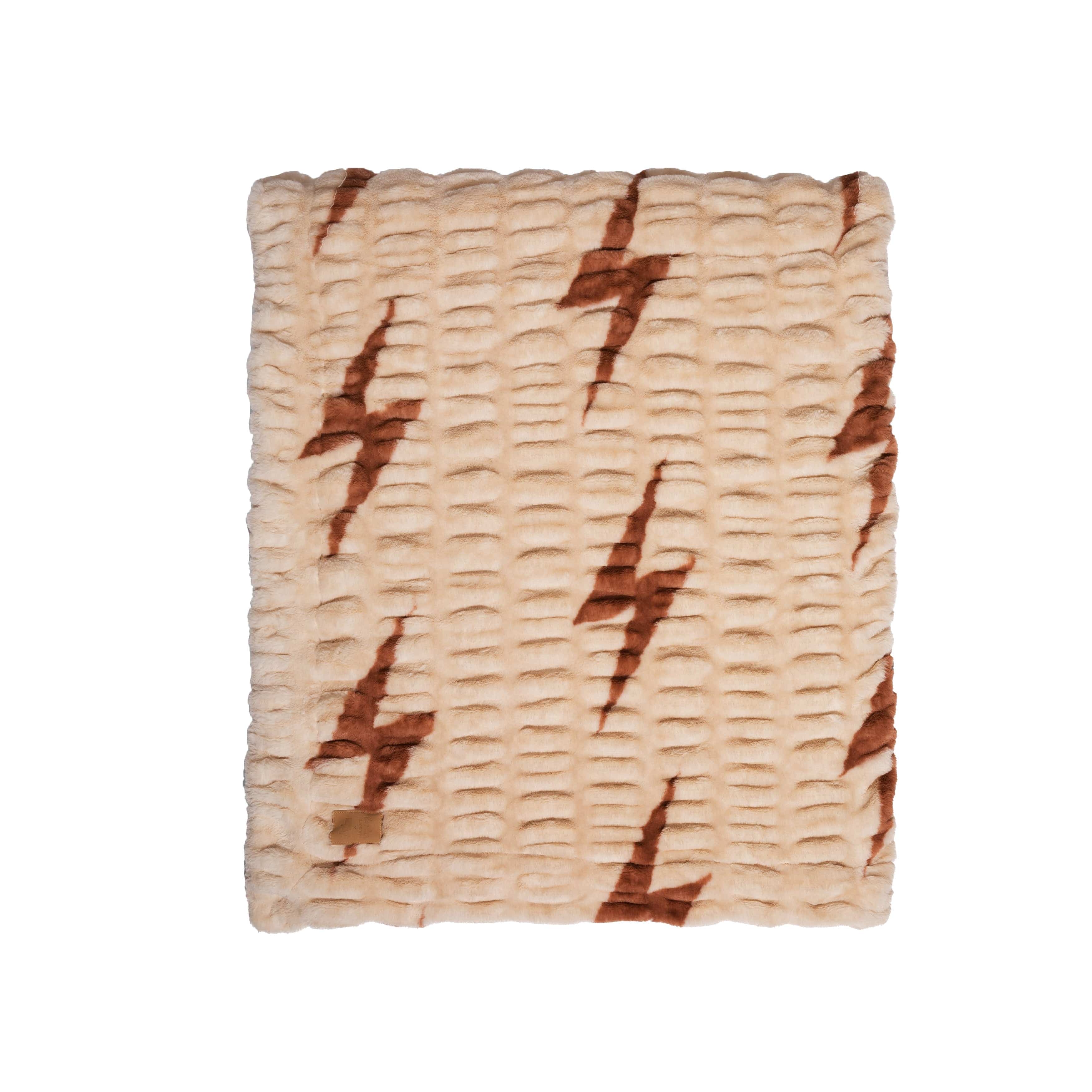 Image of Aviator Nation x Lola Blanket - Beige // Copper Bolt