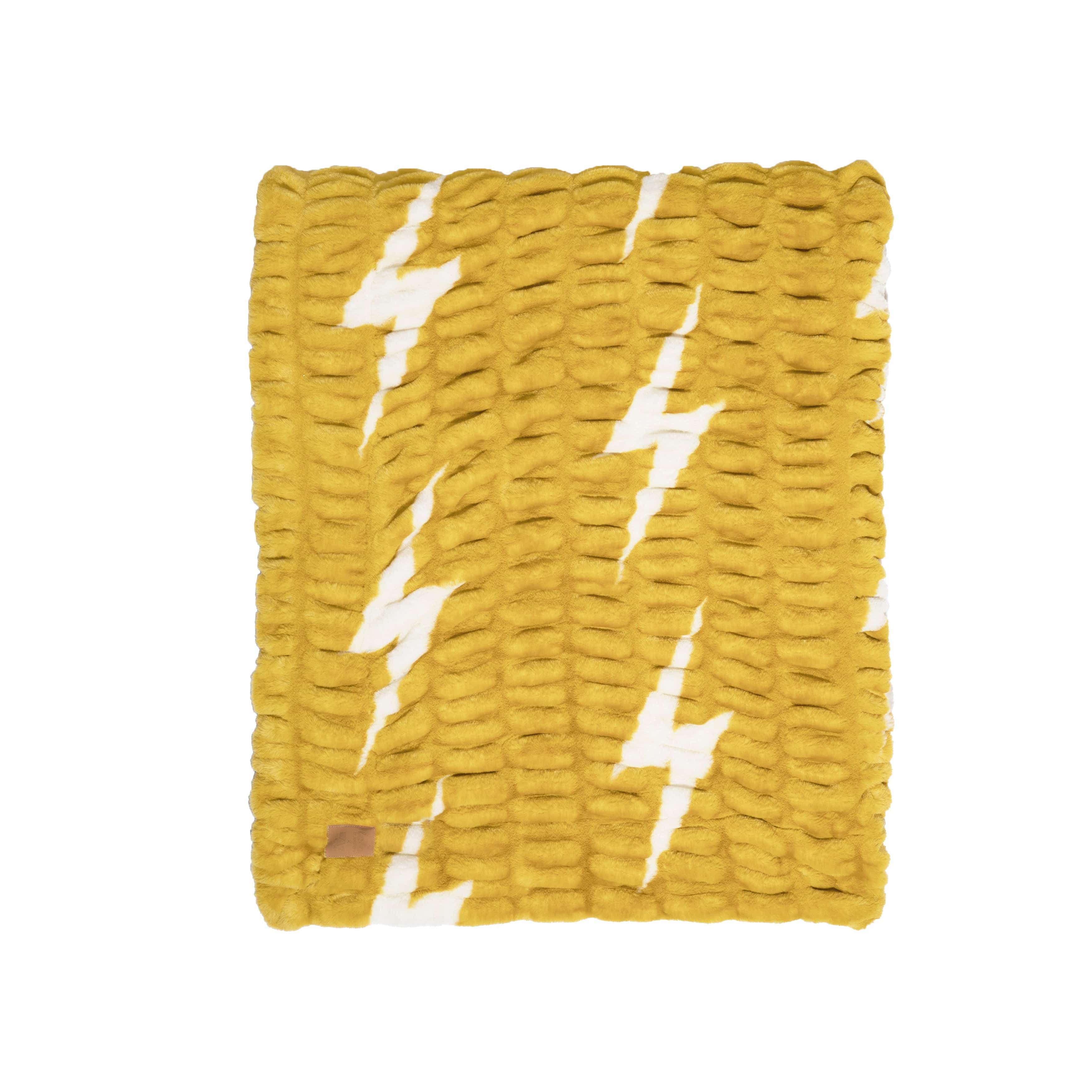 Image of Aviator Nation x Lola Blanket - Gold // White Bolt