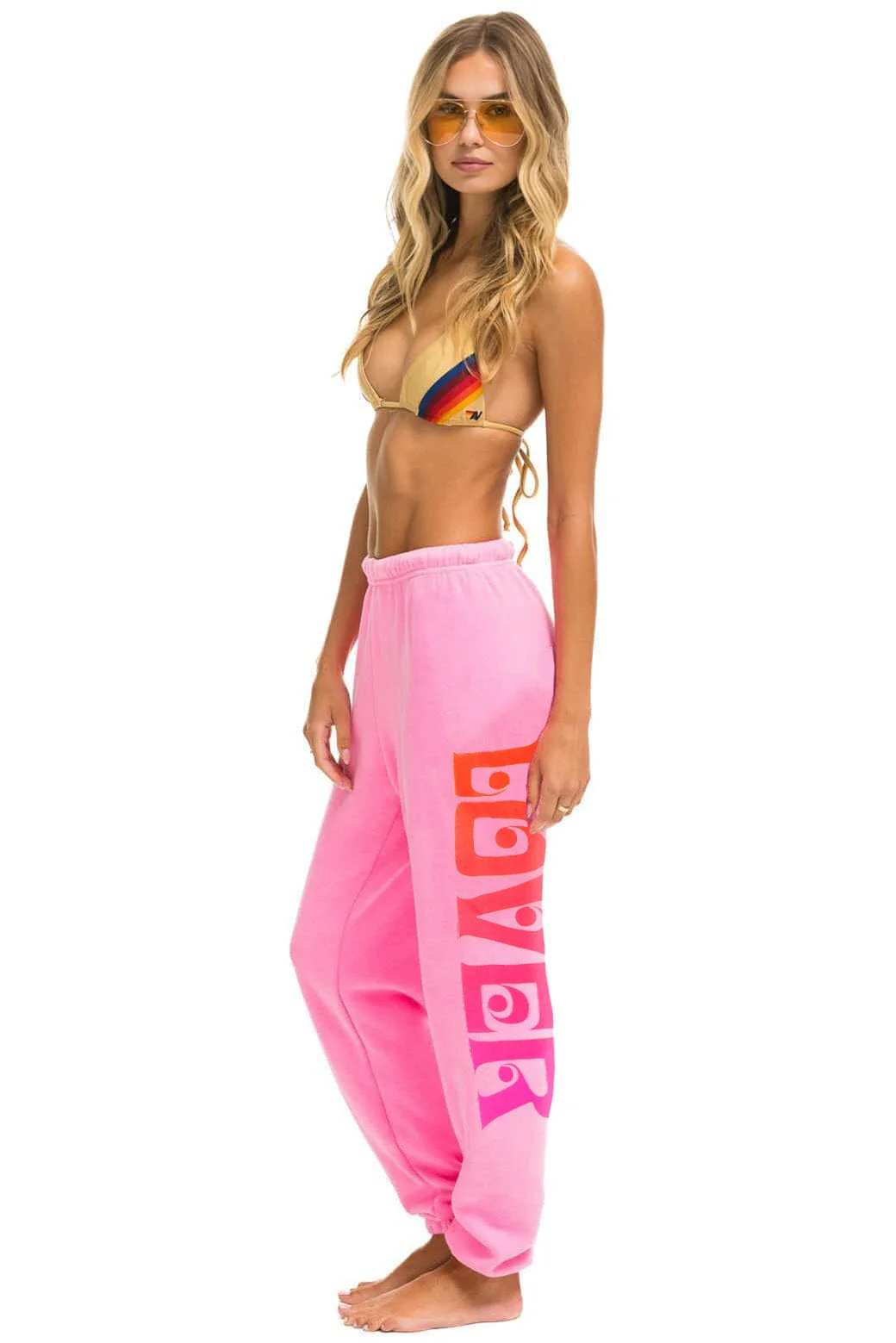 Image of LOVER SWEATPANTS - NEON PINK