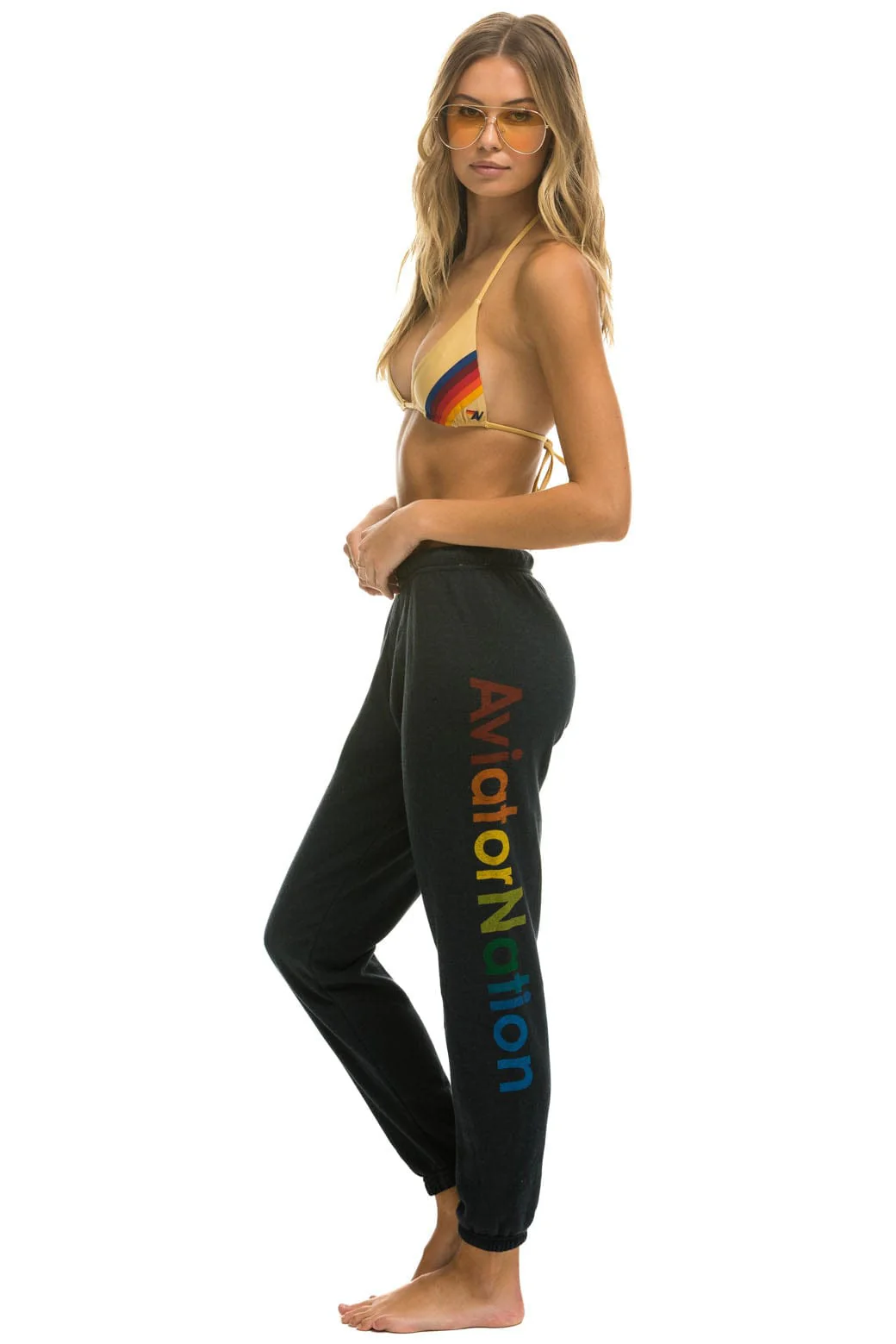 Image of AVIATOR NATION SWEATPANTS - CHARCOAL