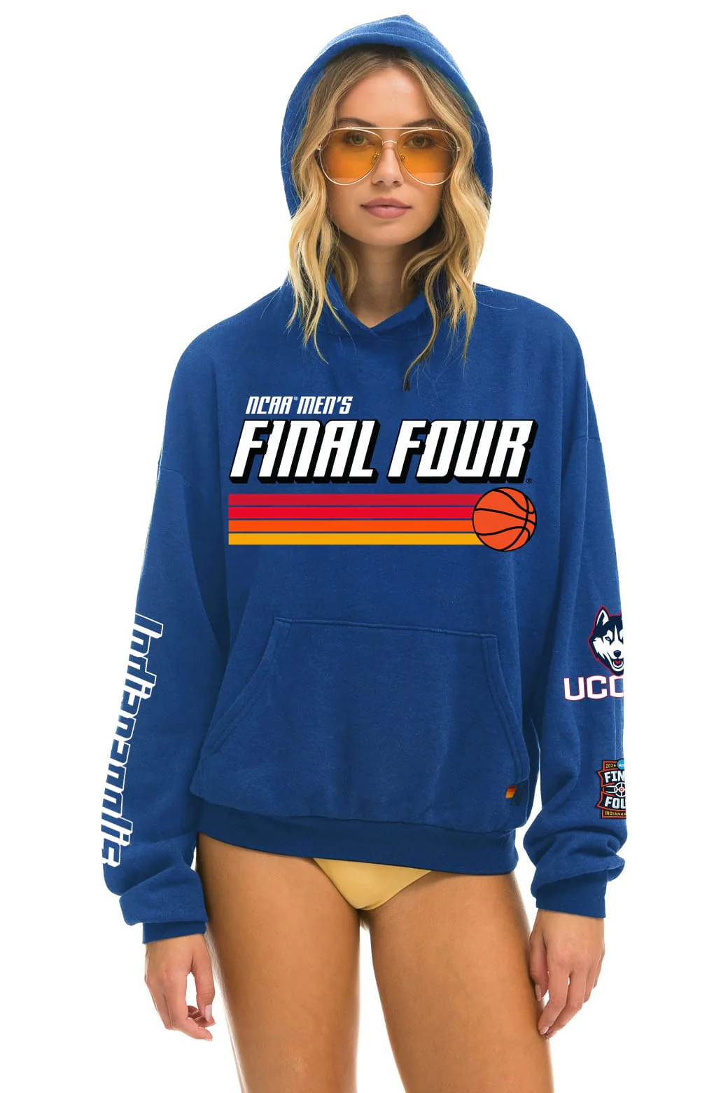 Image of UCONN HUSKIES FINAL FOUR 2026 PULLOVER HOODIE - MIDNIGHT