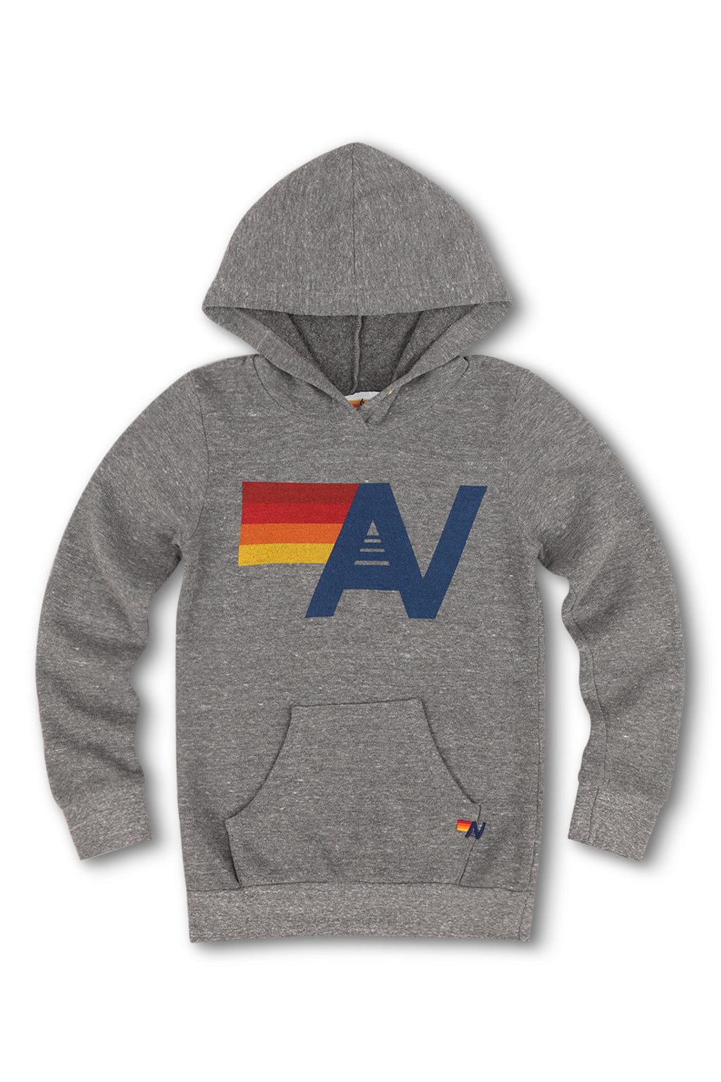Image of KID'S LOGO PULLOVER HOODIE - HEATHER GREY