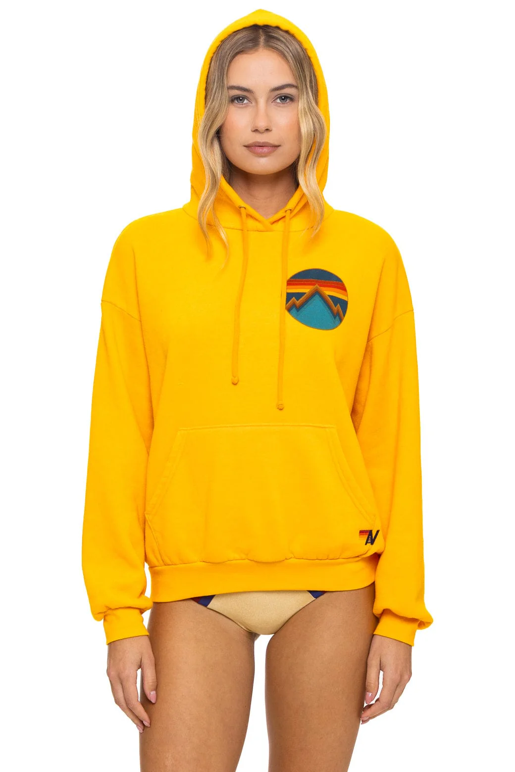 Image of ALL SEASONS RELAXED PULLOVER HOODIE - GOLD