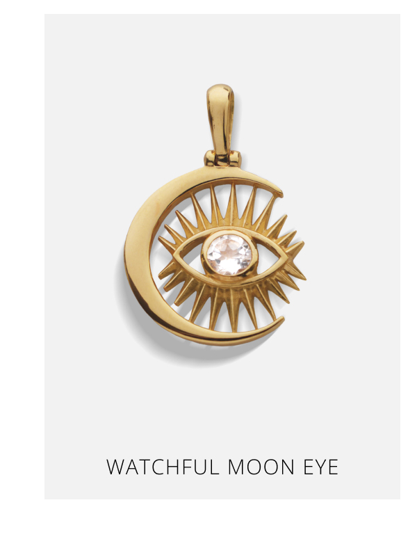 Watchful Moon Eye Necklace