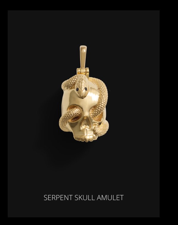 Serpent Skull Pendant