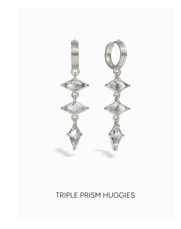 Triple Prism Huggies