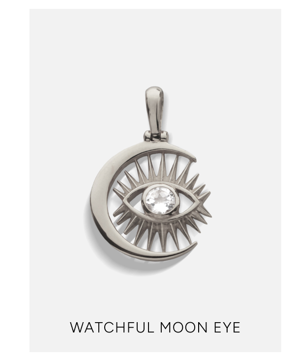 Watchful Moon Eye Amulet