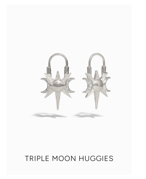 Spiked Triple Moon Huggies