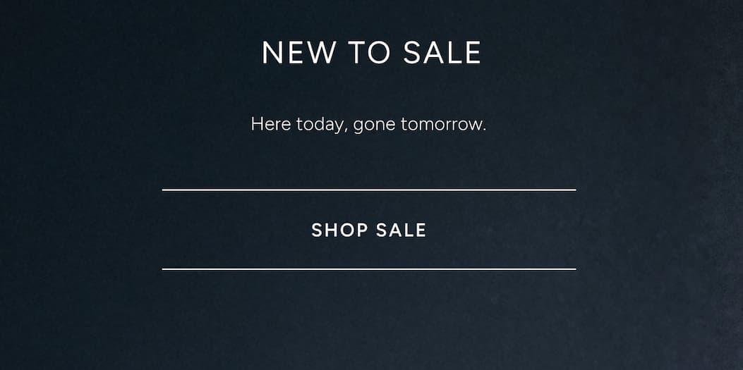 SHOP SALE
